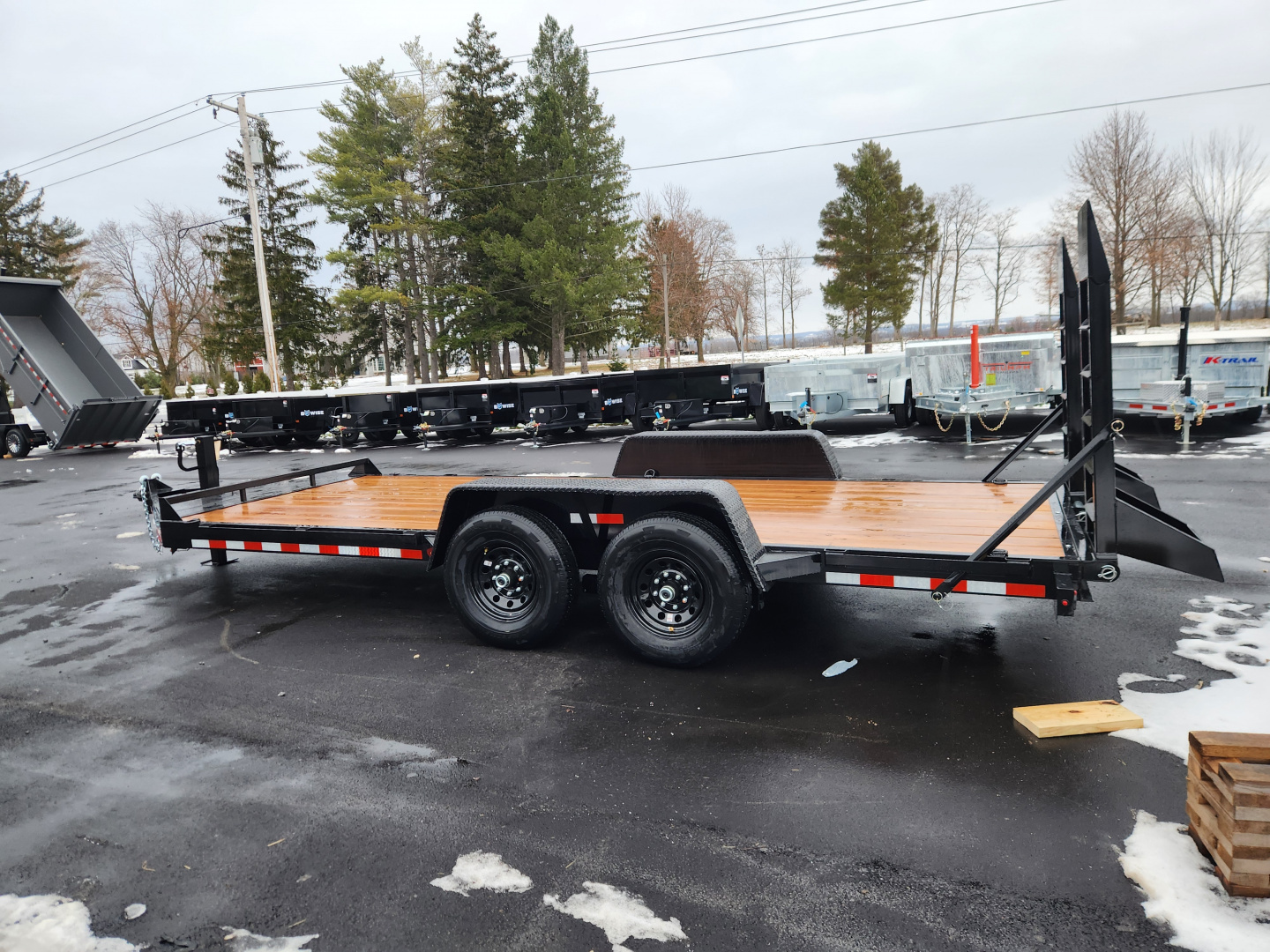 New 2026 BWISE EH14 82x18 14K Tandem Axle Equipment Trailer for sale in ...