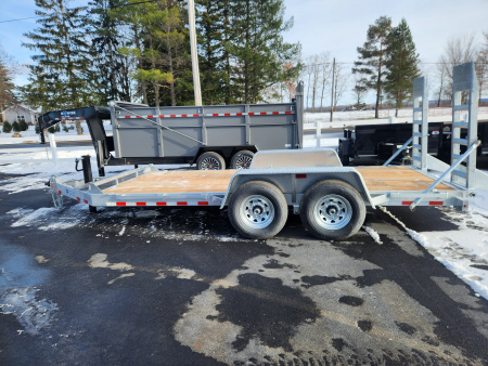 New 2026 BWISE EH14 82x16 14K Tandem Axle Equipment Trailer