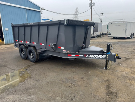New 2026 LAMAR TRAILERS DT 83x14 14K Dump Trailer 48  SIDES