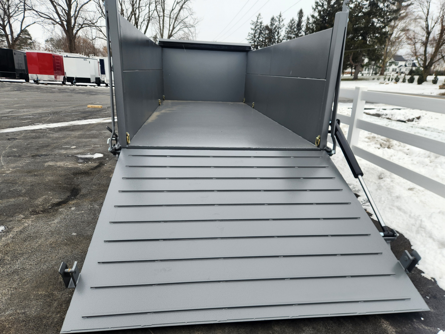 New 2026 BWISE DUTG17 82x16 17K Gooseneck Ultimate Dump Trailer