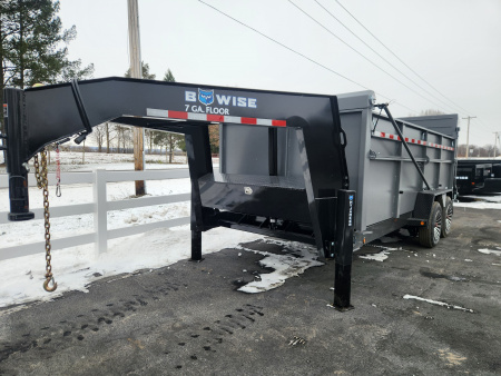 New 2026 BWISE DUTG17 82x16 17K Gooseneck Ultimate Dump Trailer