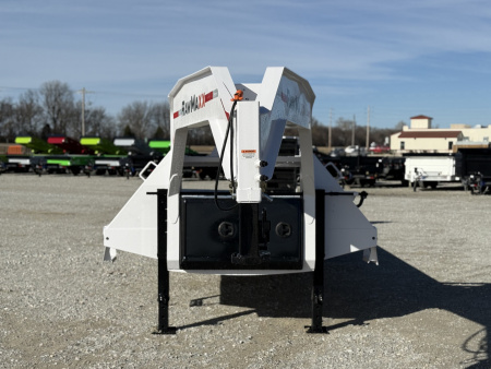 New 2026 RawMaxx FDX 102X25 12K HYD. DISC BRAKE/ MAXX RAMPS/ 14PLY TIRES 24K GVWR GOOSENECK Flatbed Trailer