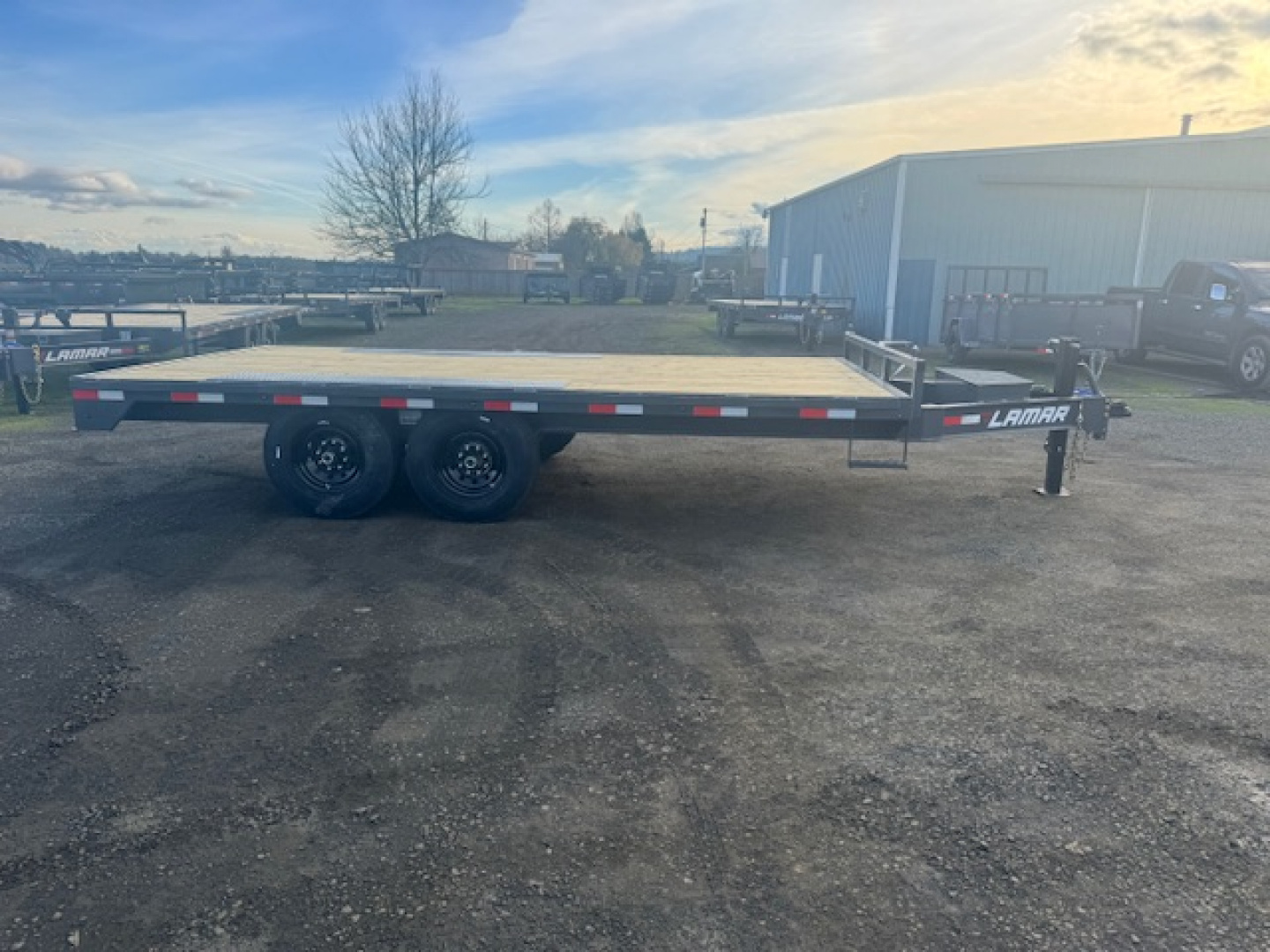 New 2026 LAMAR TRAILERS F8 102x16 14K Deckover Trailer