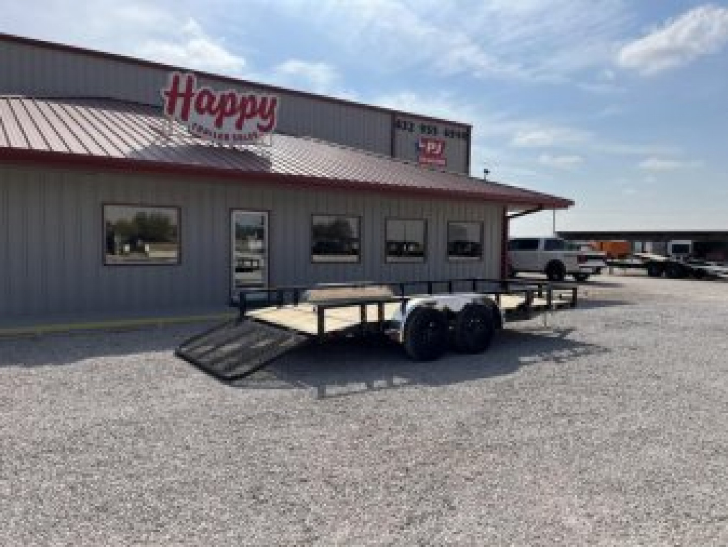 New 2026 PJ 83"x16' Tandem Axle Utility Trailer - UL