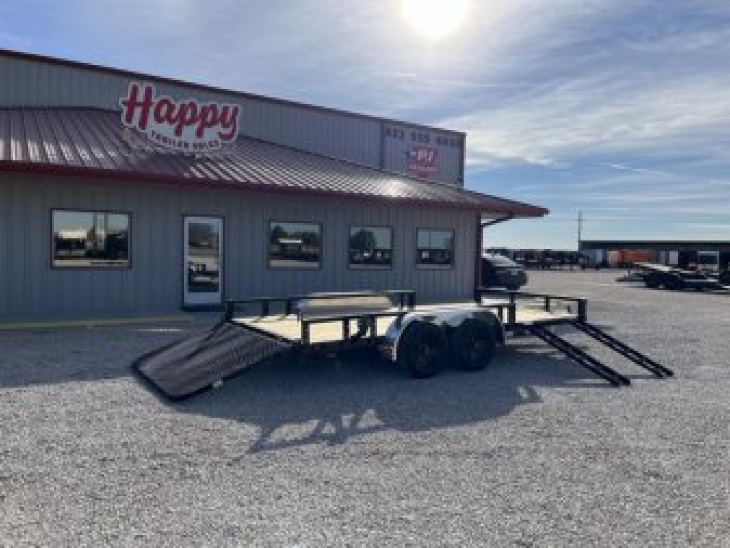 New 2026 PJ 83"x16' Tandem Axle Utility Trailer - UL