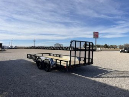 New 2026 PJ 83"x16' Tandem Axle Utility Trailer - UL