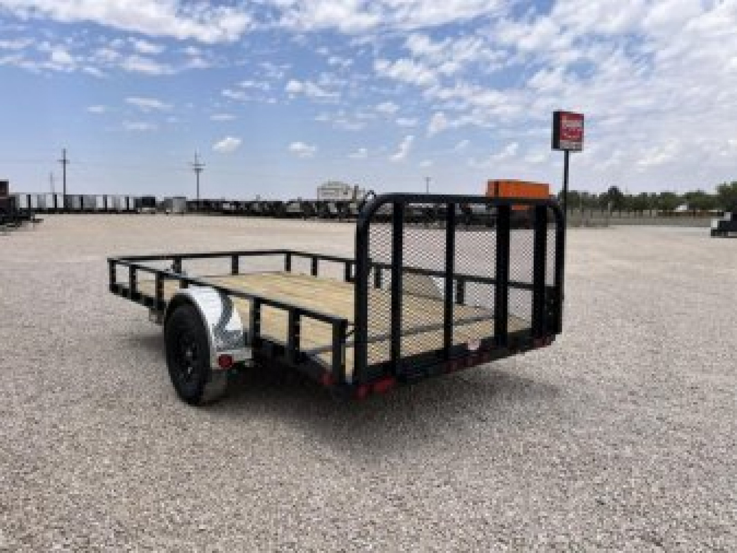 New 2026 PJ 77"x12' Single Axle Utility Trailer - U7