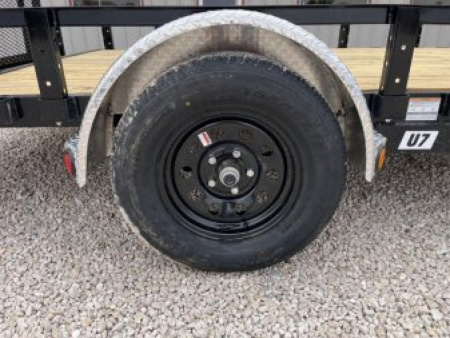 New 2026 PJ 77"x12' Single Axle Utility Trailer - U7