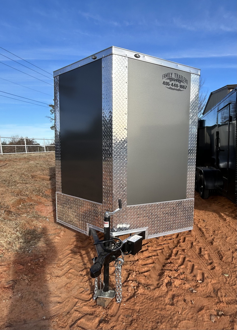 New 2026 Family Trailer 6x12 Tandem Axles Cargo / Enclosed Trailer-Screwless Exterior- BASIC PKG