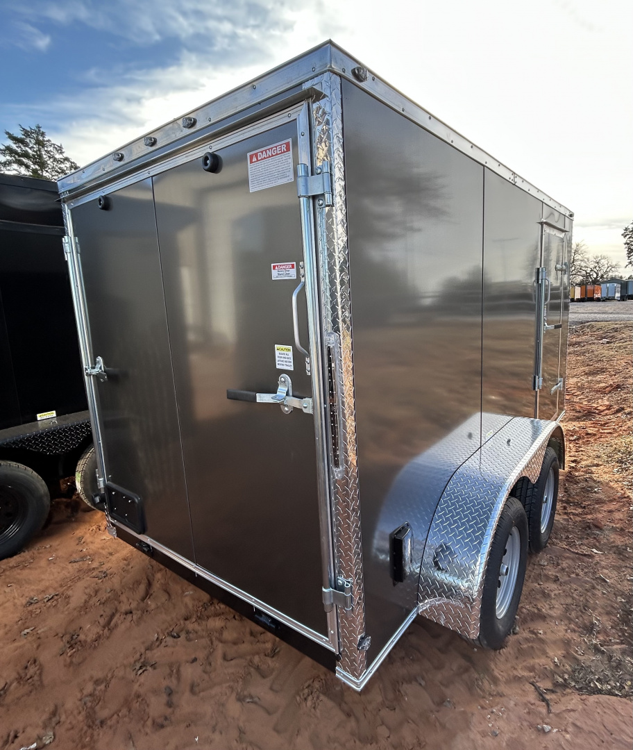 New 2026 Family Trailer 6x12 Tandem Axles Cargo / Enclosed Trailer-Screwless Exterior- BASIC PKG