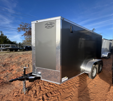 New 2026 Family Trailer 6x12 Tandem Axles Cargo / Enclosed Trailer-Screwless Exterior- BASIC PKG