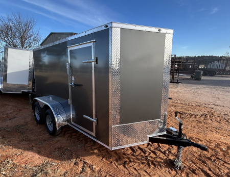 New 2026 Family Trailer 6x12 Tandem Axles Cargo / Enclosed Trailer-Screwless Exterior- BASIC PKG