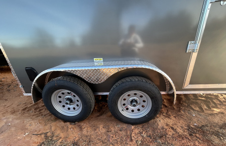 New 2026 Family Trailer 6x12 Tandem Axles Cargo / Enclosed Trailer-Screwless Exterior- BASIC PKG