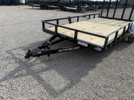 New 2026 PJ 83"x14' Single Axle Utility Trailer - U8