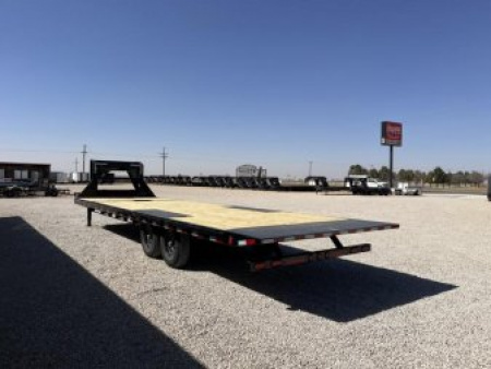 New 2026 PJ 102"x28' Gooseneck Deckover Hydraulic Tilt Trailer – T8
