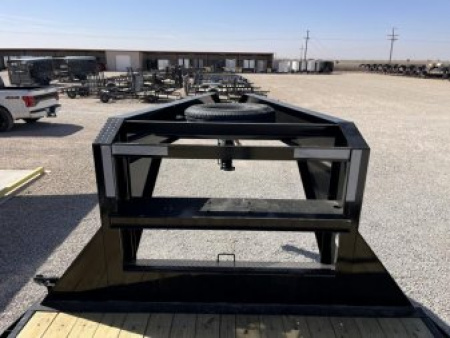 New 2026 PJ 102"x28' Gooseneck Deckover Hydraulic Tilt Trailer – T8