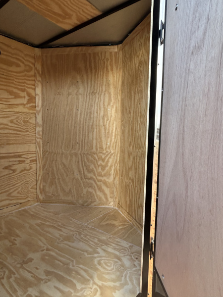 New 2026 Family Trailer 6x12 Tandem Axles Cargo / Enclosed Trailer-Screwless Exterior-Blackout Pkg-Rear Spoiler