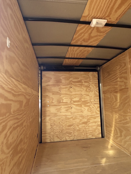 New 2026 Family Trailer 6x12 Tandem Axles Cargo / Enclosed Trailer-Screwless Exterior-Blackout Pkg-Rear Spoiler