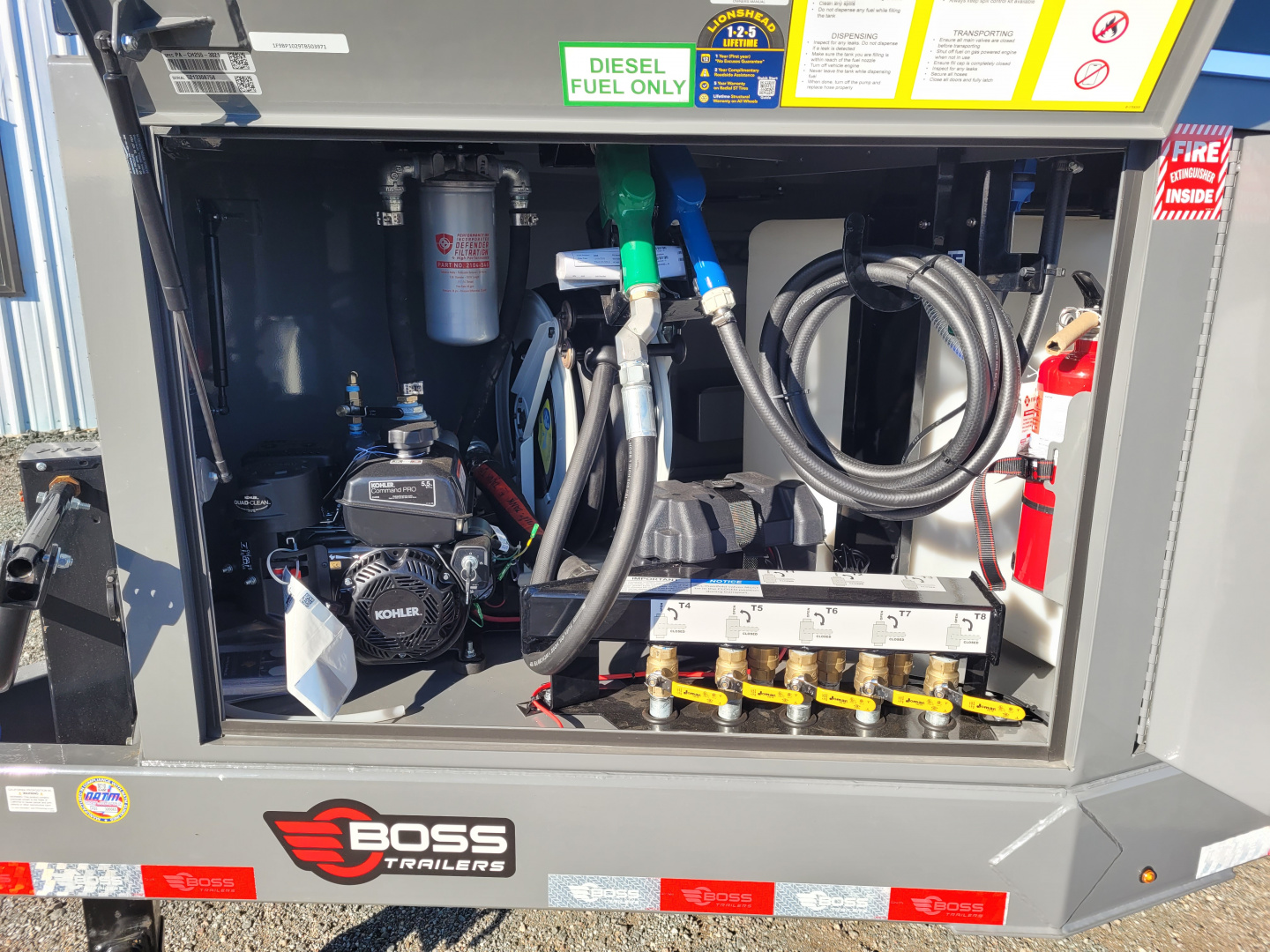 New 2026 Boss Trailers MT880 Multi Tank W/DEF Fuel Trailer