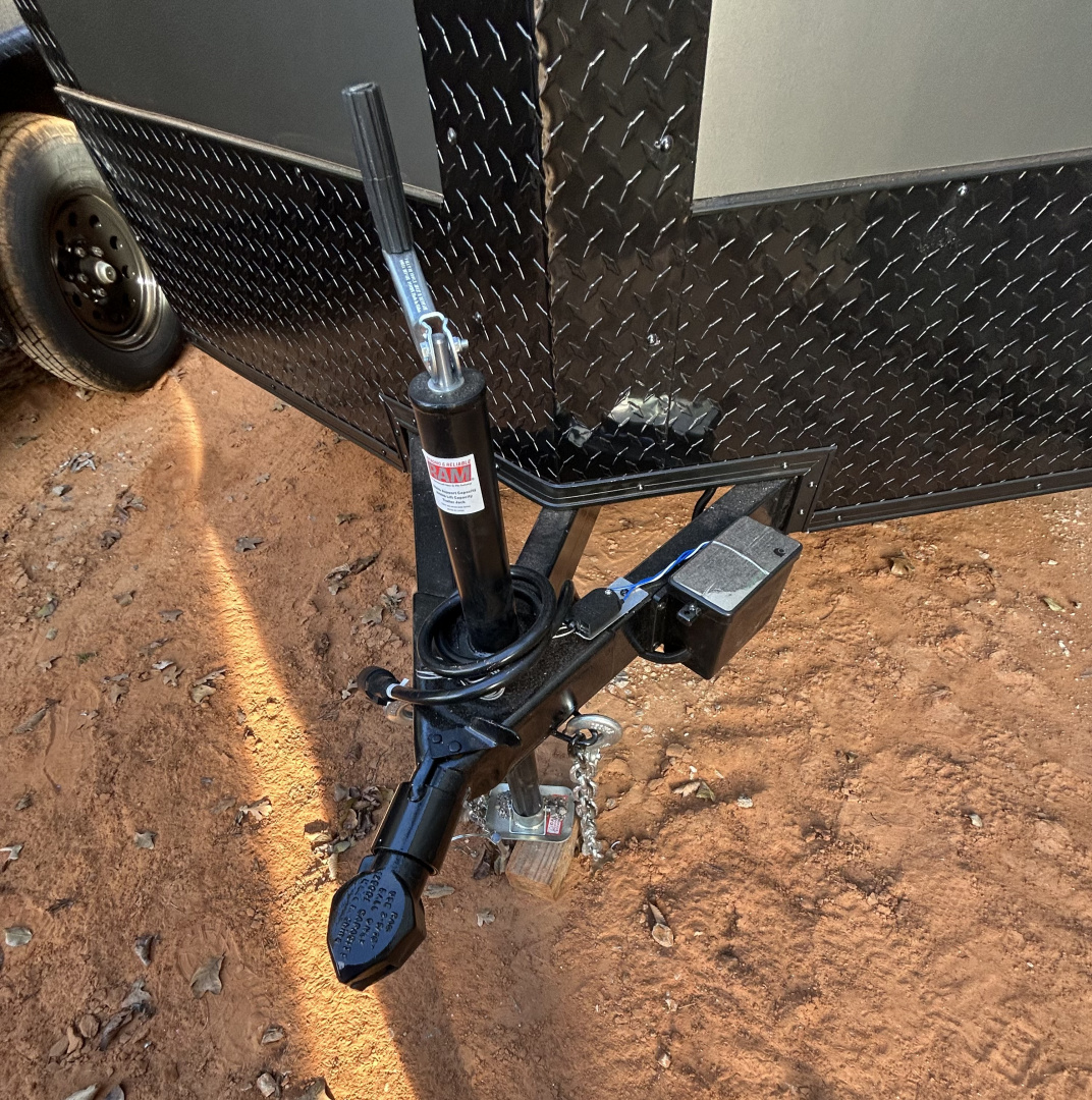 New 2026 Family Trailer 7x14 Tandem Axles Cargo / Enclosed Trailer- Screwless Exterior-Blackout Pkg- Rear Spoiler