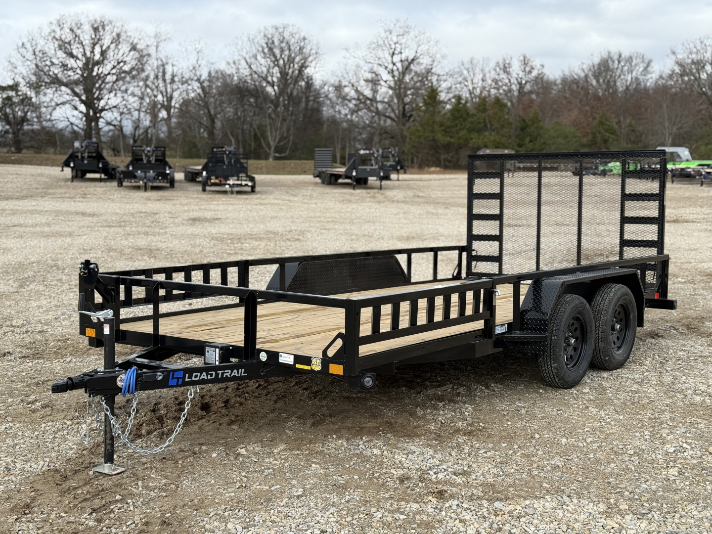 New 2026 Load Trail UE 83X16 TANDEM AXLE UTILITY W/4' GATE 7K GVWR Utility Trailer