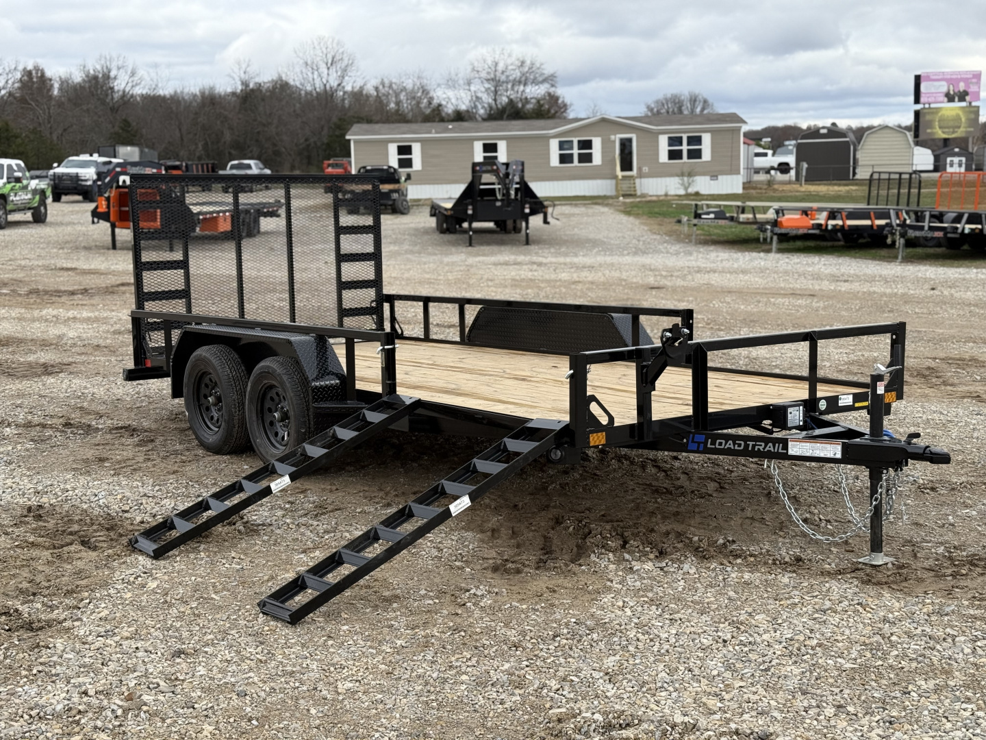 New 2026 Load Trail UE 83X16 TANDEM AXLE UTILITY W/4' GATE 7K GVWR Utility Trailer