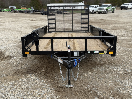 New 2026 Load Trail UE 83X16 TANDEM AXLE UTILITY W/4' GATE 7K GVWR Utility Trailer
