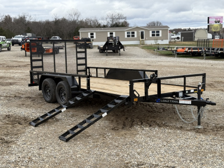New 2026 Load Trail UE 83X16 TANDEM AXLE UTILITY W/4' GATE 7K GVWR Utility Trailer