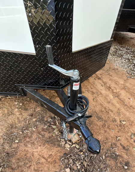 New 2026 Family Trailer 7x12 Tandem Axles Cargo / Enclosed Trailer-Screwless-Blackout Pkg-Rear Spoiler