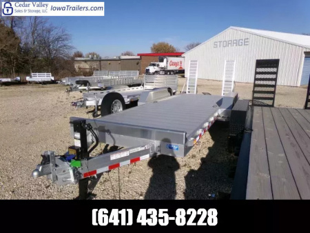 New 2025 Aluma 82 x 20 Aluminum Trailer-14k (8220-14K) Equipment Trailer