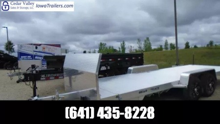 Used 2024 Bear Track 81  W x 20' L Aluminum Tilt Bed Trailer