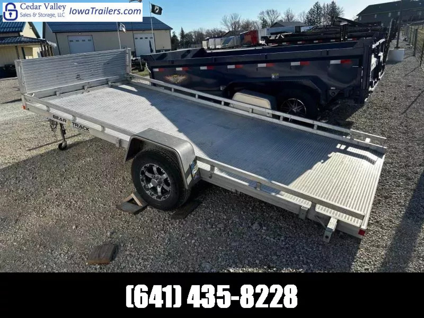 Used 2021 Bear Track 79" x 14' Tiltbed Utility Trailer for Rent Tilt Trailer
