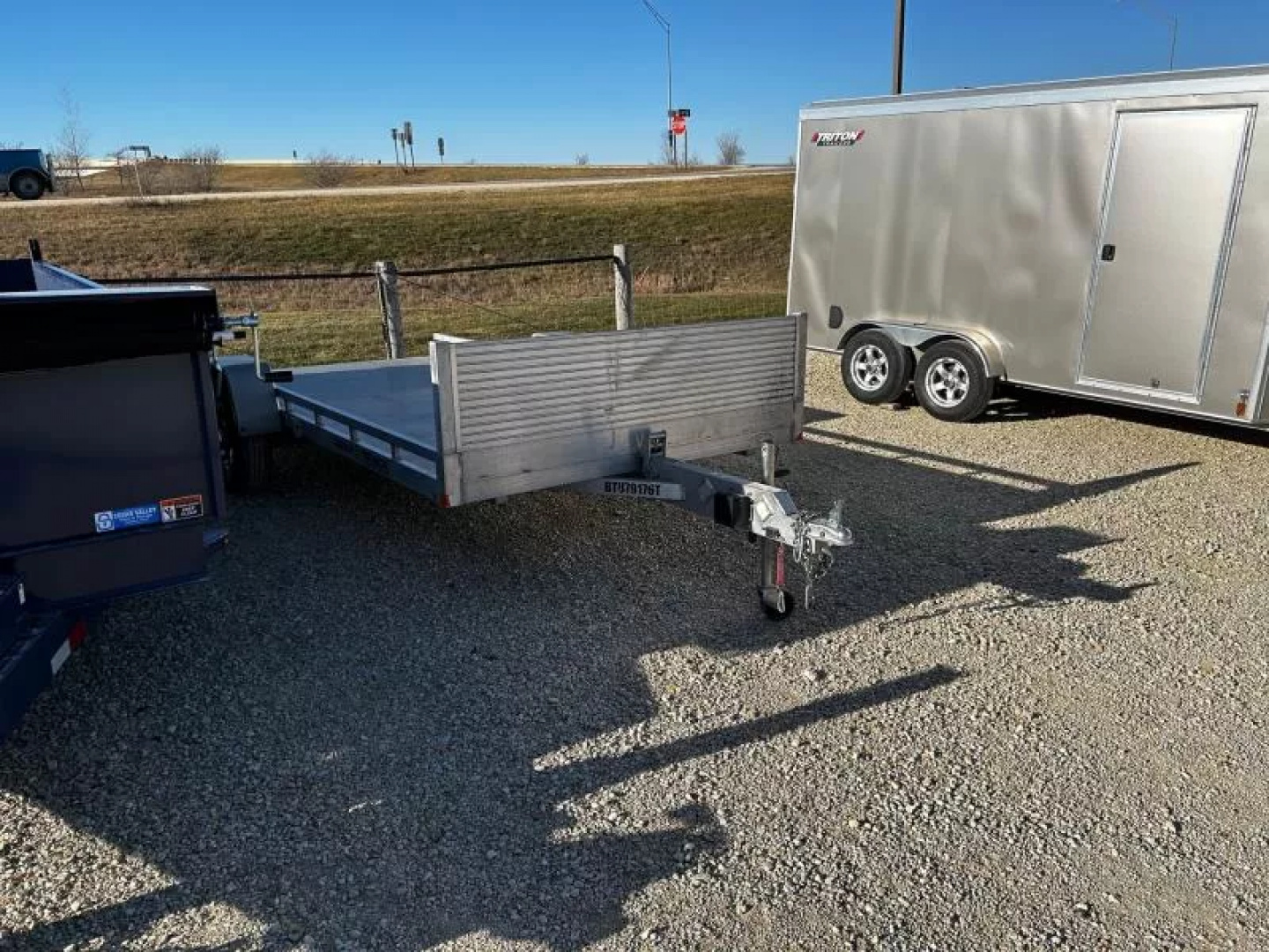 Used 2021 Bear Track 79" x 14' Tiltbed Utility Trailer for Rent Tilt Trailer