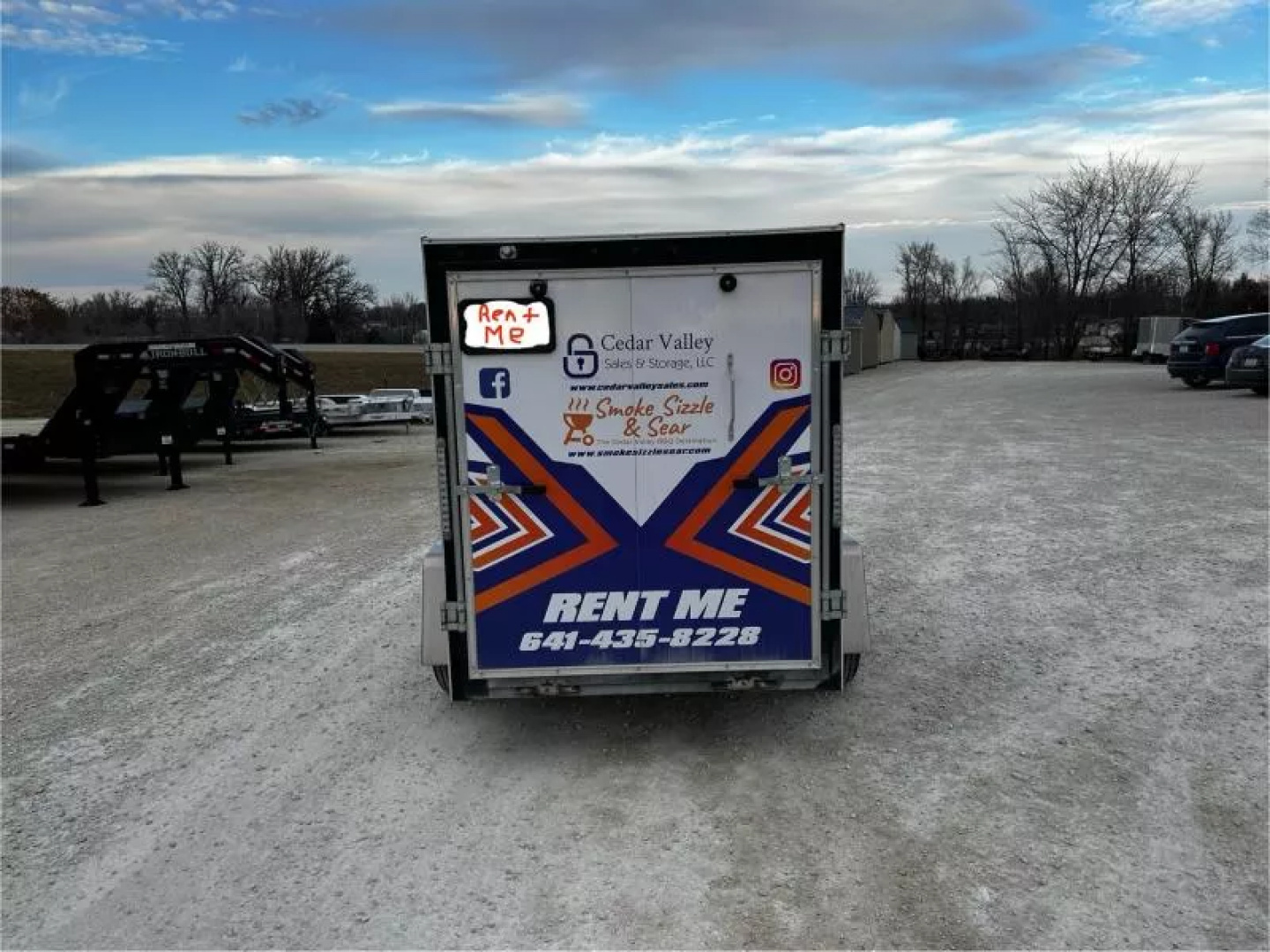 Used 2023 H and H Trailer 5x8 Cargo Trailer for Rent Cargo / Enclosed Trailer
