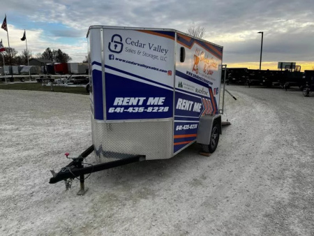 Used 2023 H and H Trailer 5x8 Cargo Trailer for Rent Cargo / Enclosed Trailer