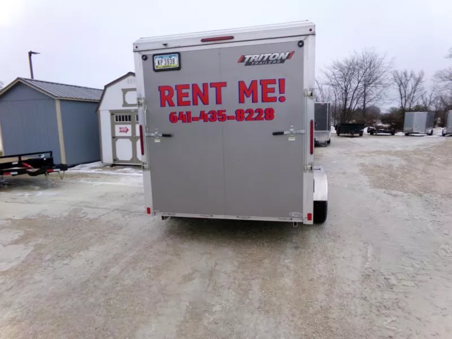 Used 2023 Triton Trailers 7x14 Cargo Trailer for Rent Cargo / Enclosed Trailer