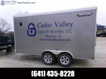 Used 2023 Triton Trailers 7x14 Cargo Trailer for Rent Cargo / Enclosed Trailer