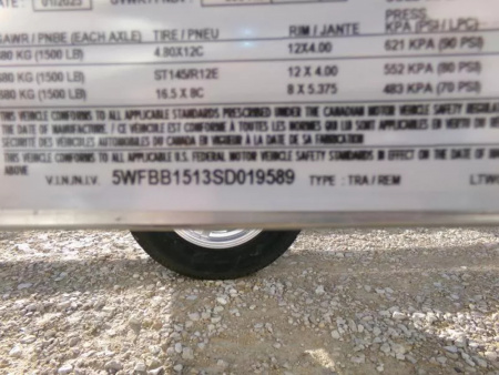 New 2025 Triton Trailers PWC Trailer, with 4.8 x 12 Tires