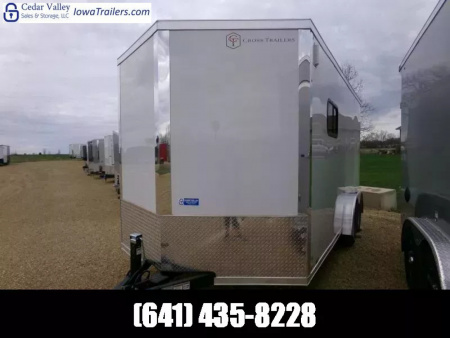 New 2025 Cross Trailers 7.5 x 16 x 7 Alpha Series with Slider Window Cargo / Enclosed Trailer