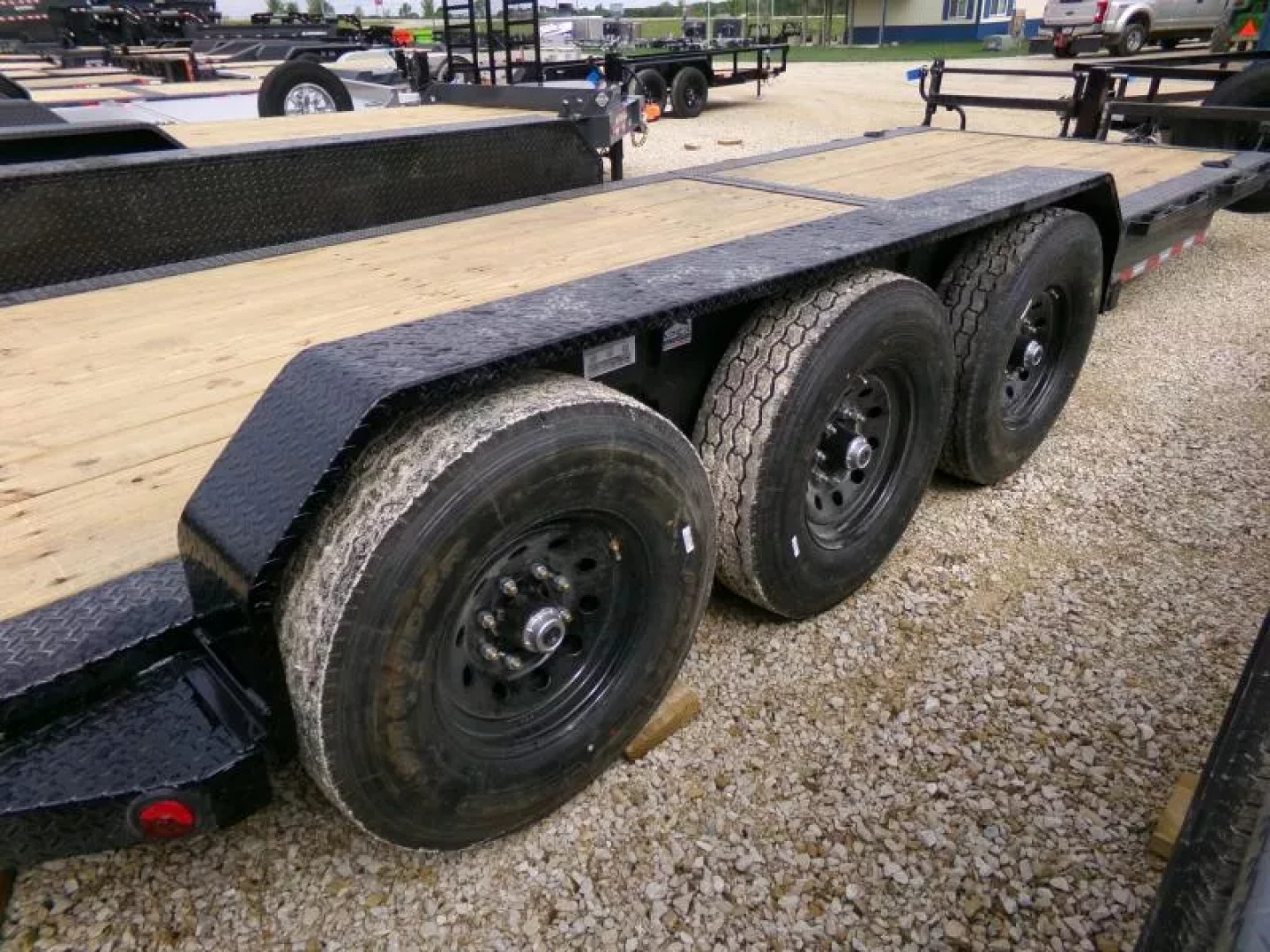 New 2026 Iron Bull 83 x 24 (16+8) TLB Tilt Trailer, Triple 7,000 lb. Axles-Black Tilt Trailer
