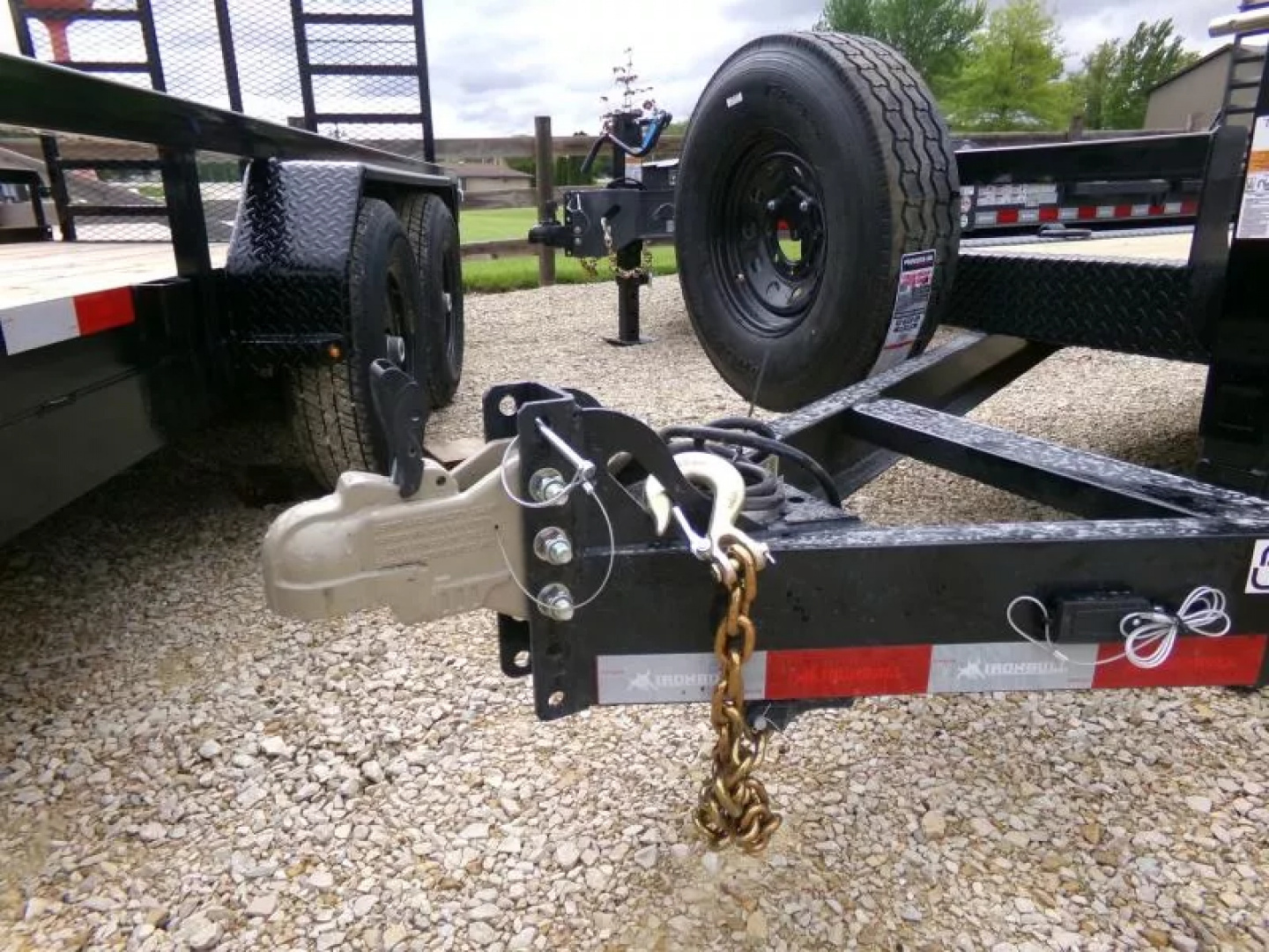 New 2026 Iron Bull 83 x 24 (16+8) TLB Tilt Trailer, Triple 7,000 lb. Axles-Black Tilt Trailer