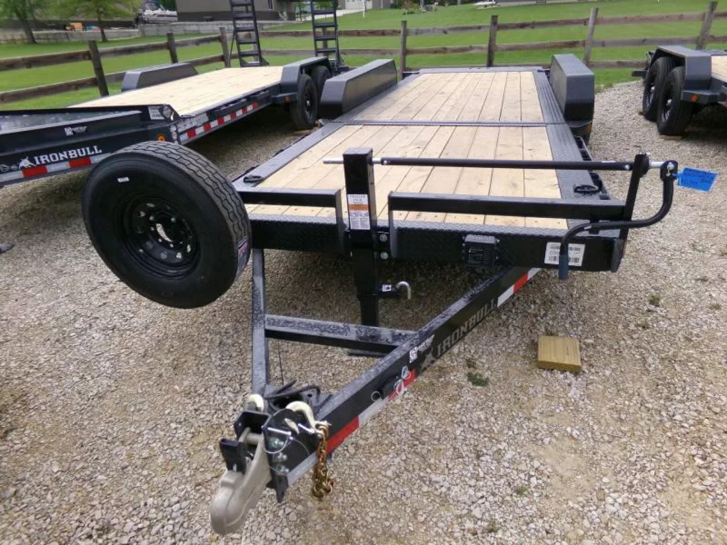 New 2026 Iron Bull 83 x 24 (16+8) TLB Tilt Trailer, Triple 7,000 lb. Axles-Black Tilt Trailer