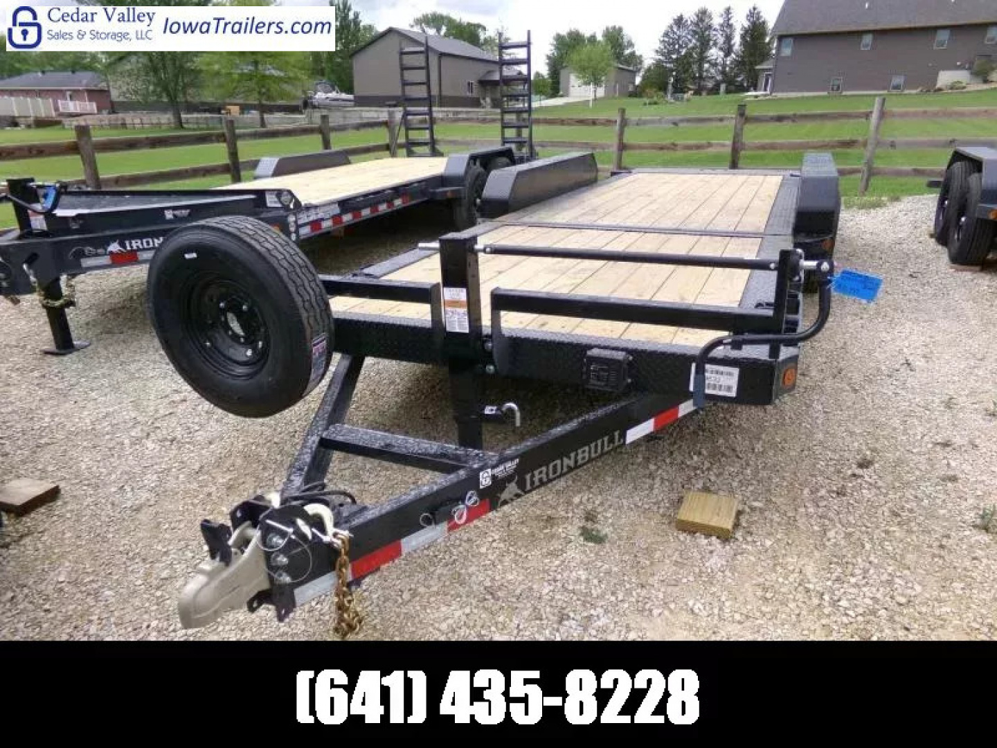 New 2026 Iron Bull 83 x 24 (16+8) TLB Tilt Trailer, Triple 7,000 lb. Axles-Black Tilt Trailer