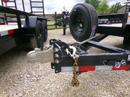 New 2026 Iron Bull 83 x 24 (16+8) TLB Tilt Trailer, Triple 7,000 lb. Axles-Black Tilt Trailer