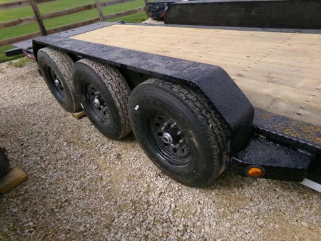 New 2026 Iron Bull 83 x 24 (16+8) TLB Tilt Trailer, Triple 7,000 lb. Axles-Black Tilt Trailer