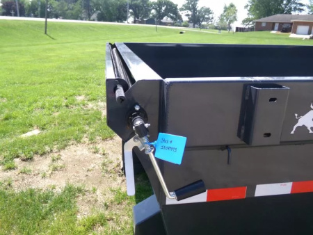 New 2026 Iron Bull 83 x 16 Roll-Off Bin-Gray Dump Trailer