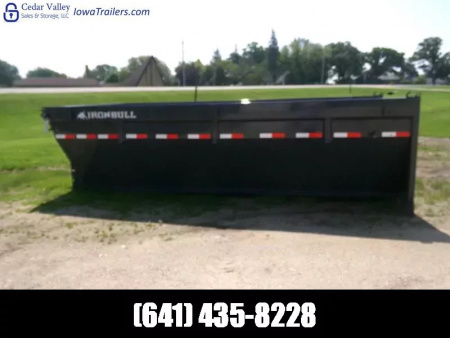 New 2026 Iron Bull 83 x 16 Roll-Off Bin-Gray Dump Trailer
