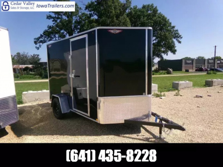 New 2025 H&H Trailers 6 x 10 Flat Top V-Nose Cargo / Enclosed Trailer with 6'6  Wall Height, and 2,990 lb. GVWR