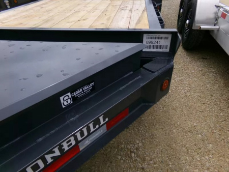 New 2026 Iron Bull 83 x 20 (18 +2 ) EWB Equipment, 16K GVWR, 2' Dovetail and Stand Up Ramps