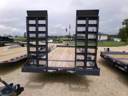 New 2026 Iron Bull 83 x 20 (18 +2 ) EWB Equipment, 16K GVWR, 2' Dovetail and Stand Up Ramps